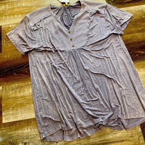 Lavender distressed top